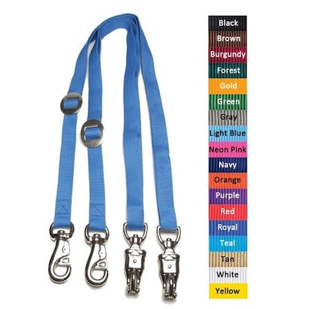 Jacks Jacks 1008-BU Safety Cross Ties; Burgundy 1008-BU